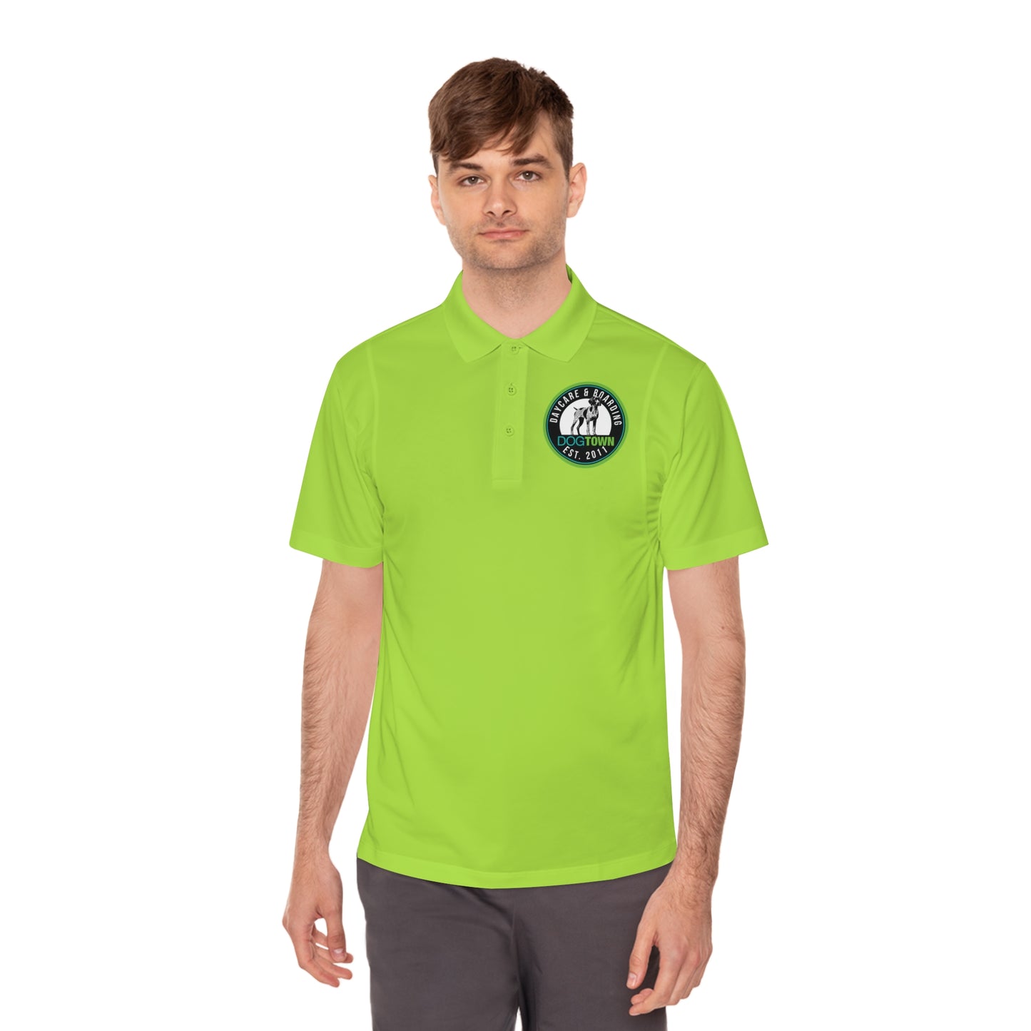 Dogtown Neon Men's Sport Polo Shirt