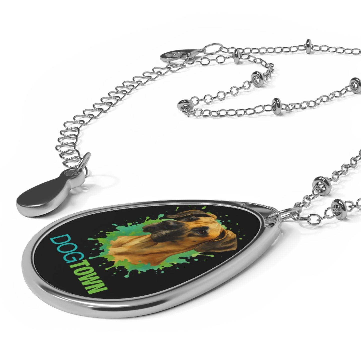 Dogtown Oval Necklace - Great Dane