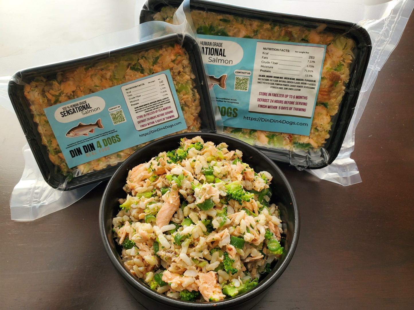 Chicken and Salmon Combo - case includes 24, 8oz meals