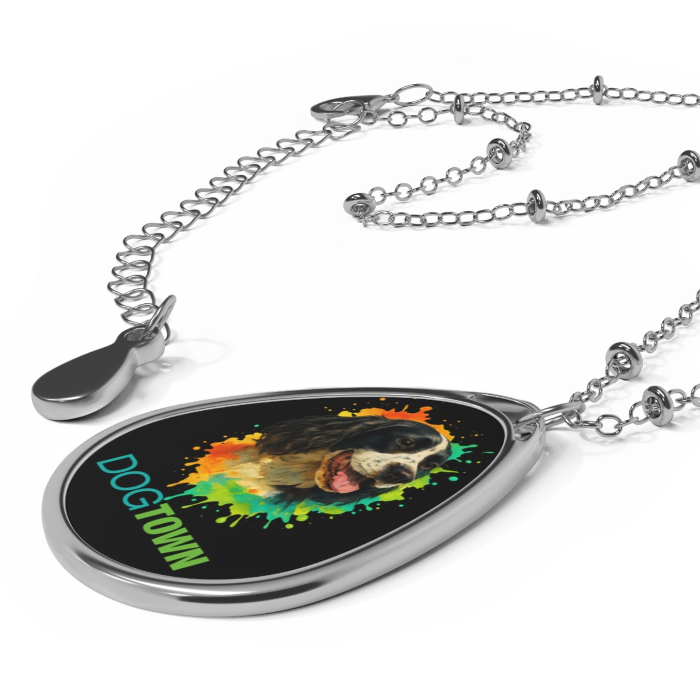 Dogtown Oval Necklace - Brittney Spaniel