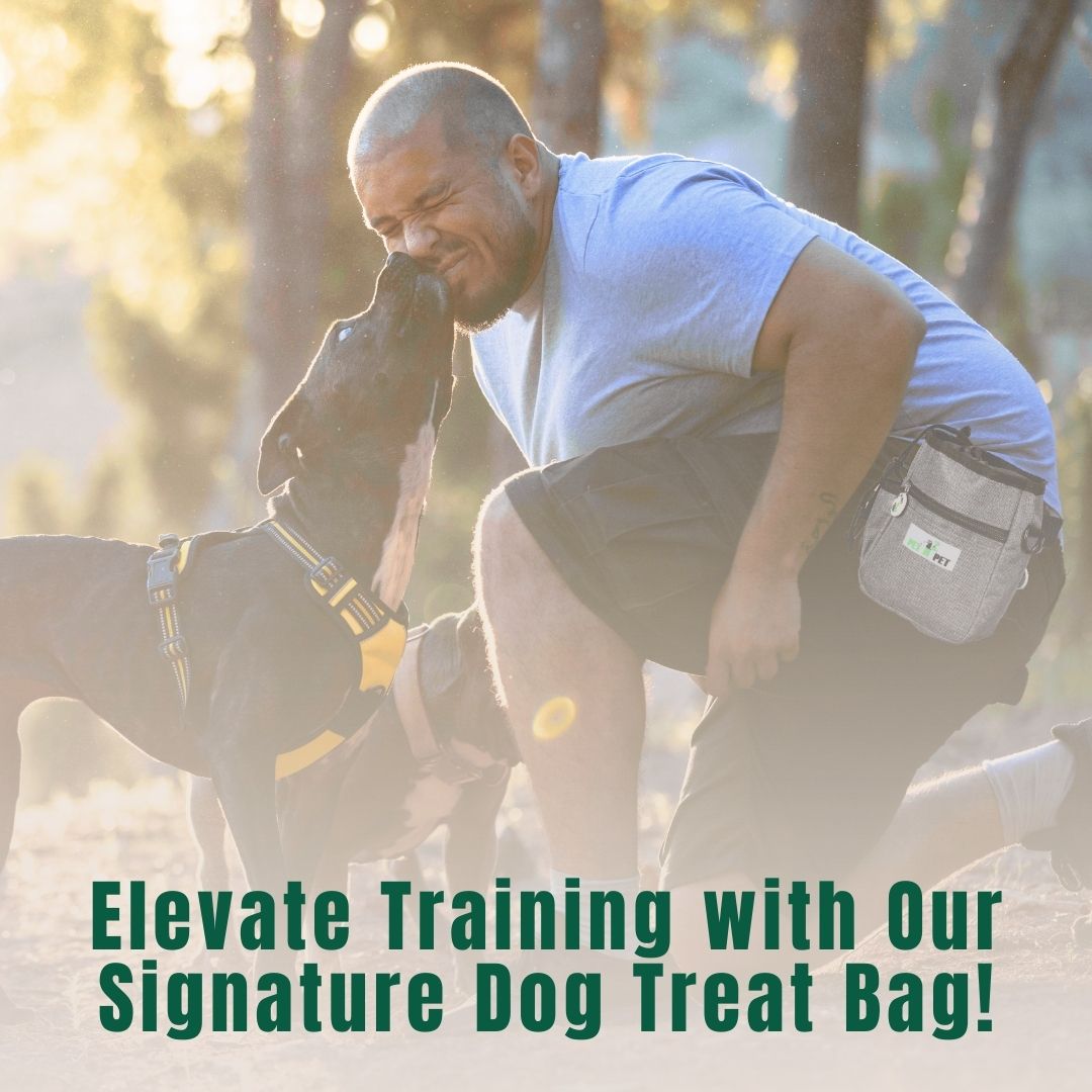 Dog Treat Pouch with 3 Rolls of Poop Bags