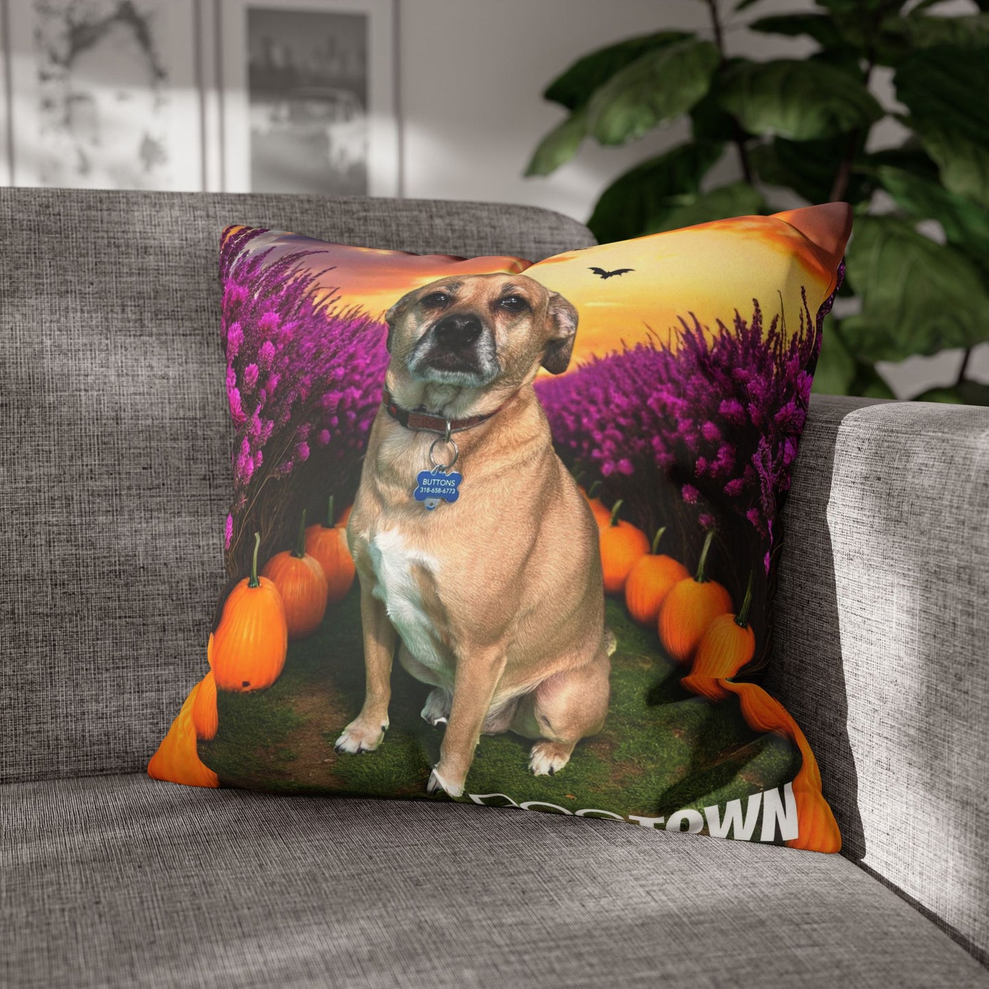 Buttons - Halloween Pillowcase
