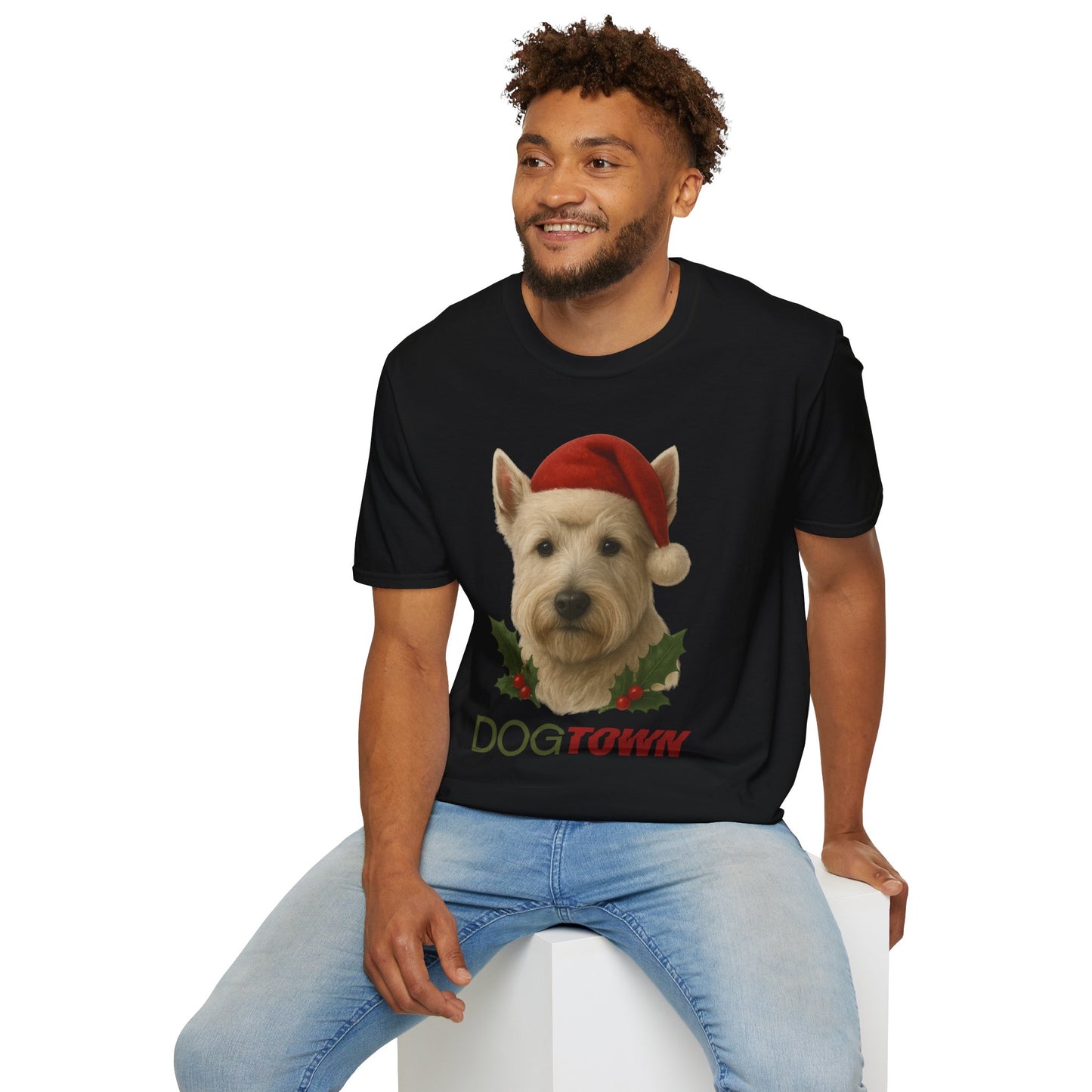 Dogtown - HOLIDAY WHITE SCOTTIE 2025 - Unisex T-Shirt