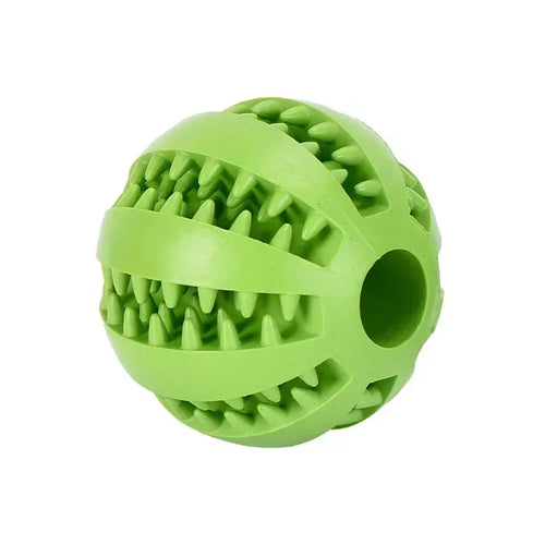 Durable Elastic Chew Ball for Dogs - Interactive Dental Toy Soft