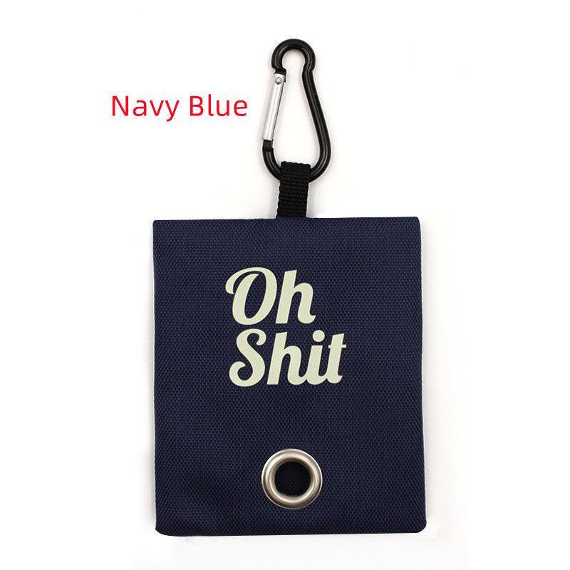 Canvas Mountaineering Dog Poop Bag With Spot Buckle