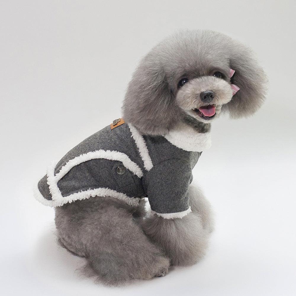 Cozy Chic Winter Dog Jacket - Stylish And Warm Pet Coat For French Bulldogs