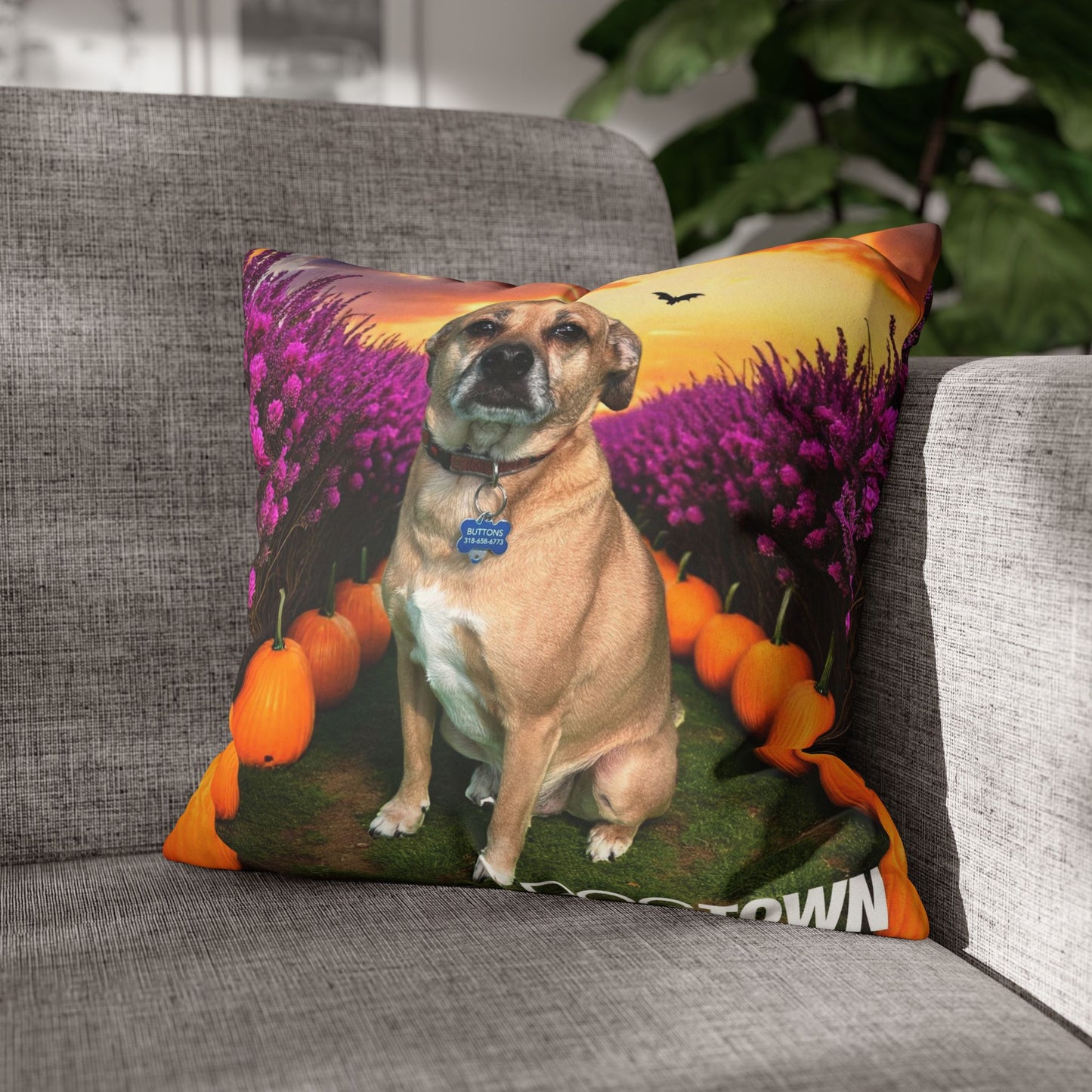 Buttons - Halloween Pillowcase