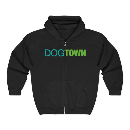 Dogtown - Classic Plus Size Unisex Zip Up Hoodie