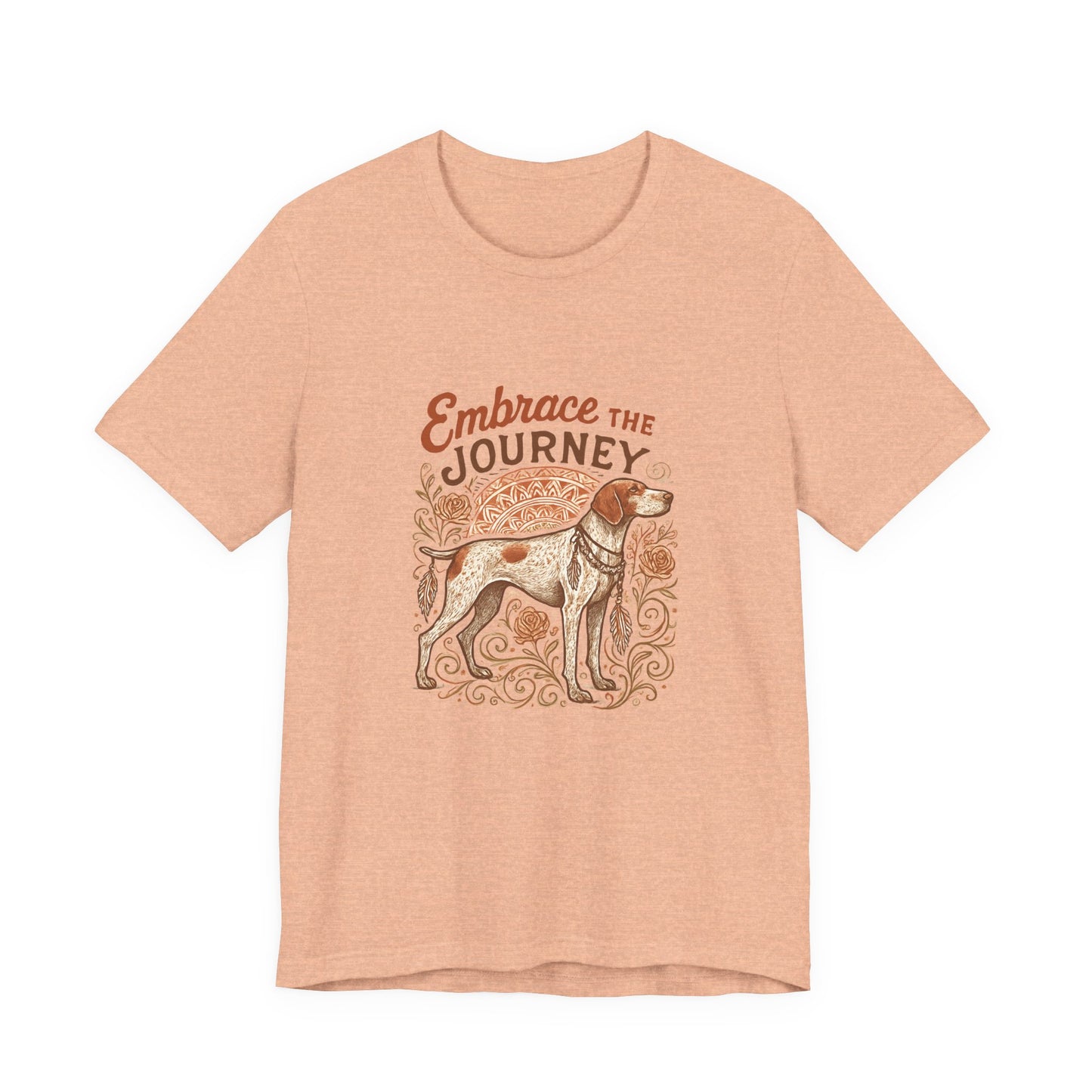 Dogtown Boho Revival "Embrace the Journey" Unisex Jersey Tee (German Shorthaired Pointer)
