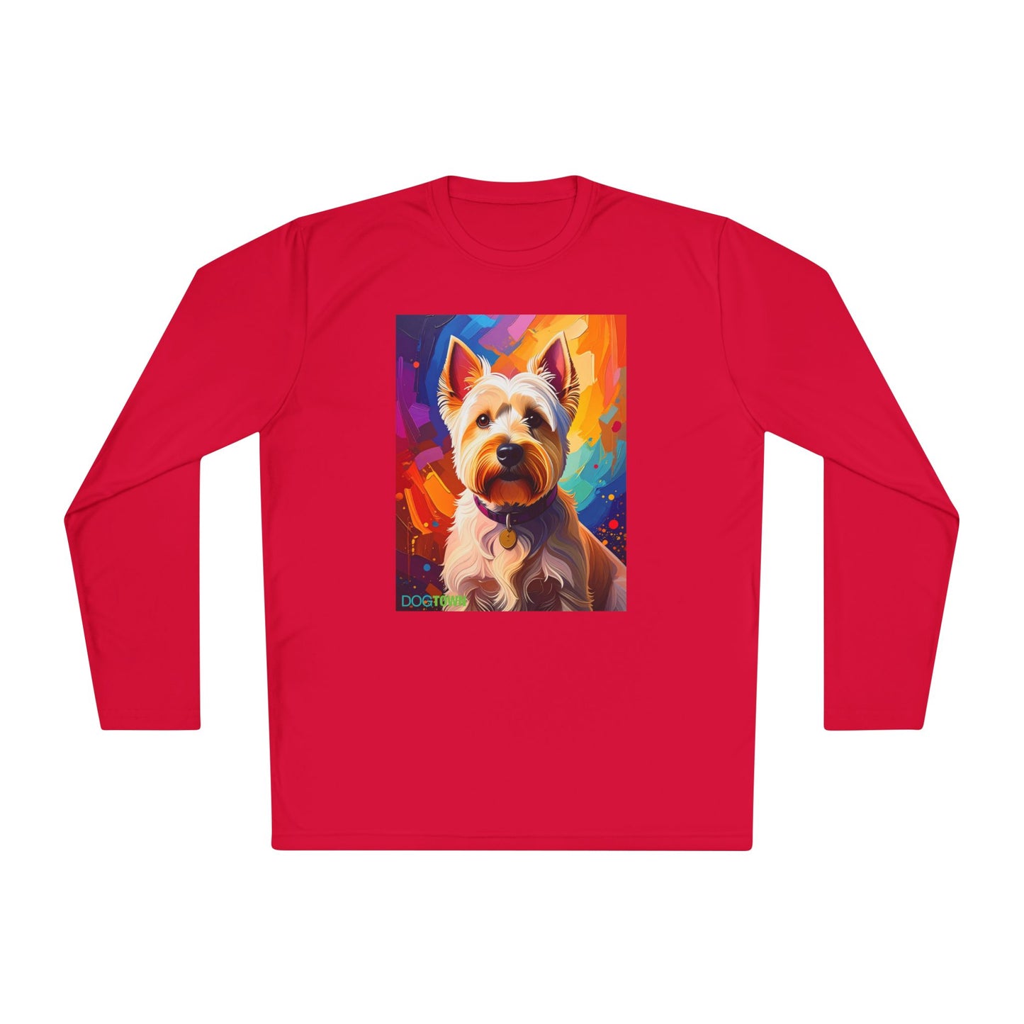 Pup Art Canvas Sport Long Sleeve Tee (West Highland White Terrier (Westie))