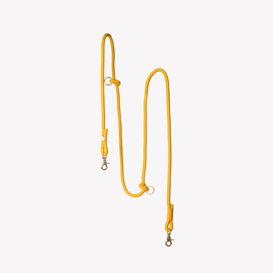 'Yellow' - Hands Free Braided Leash
