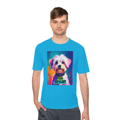 Dogtown Fur Stylist Groomer Shirt (Colorful with Havanese)