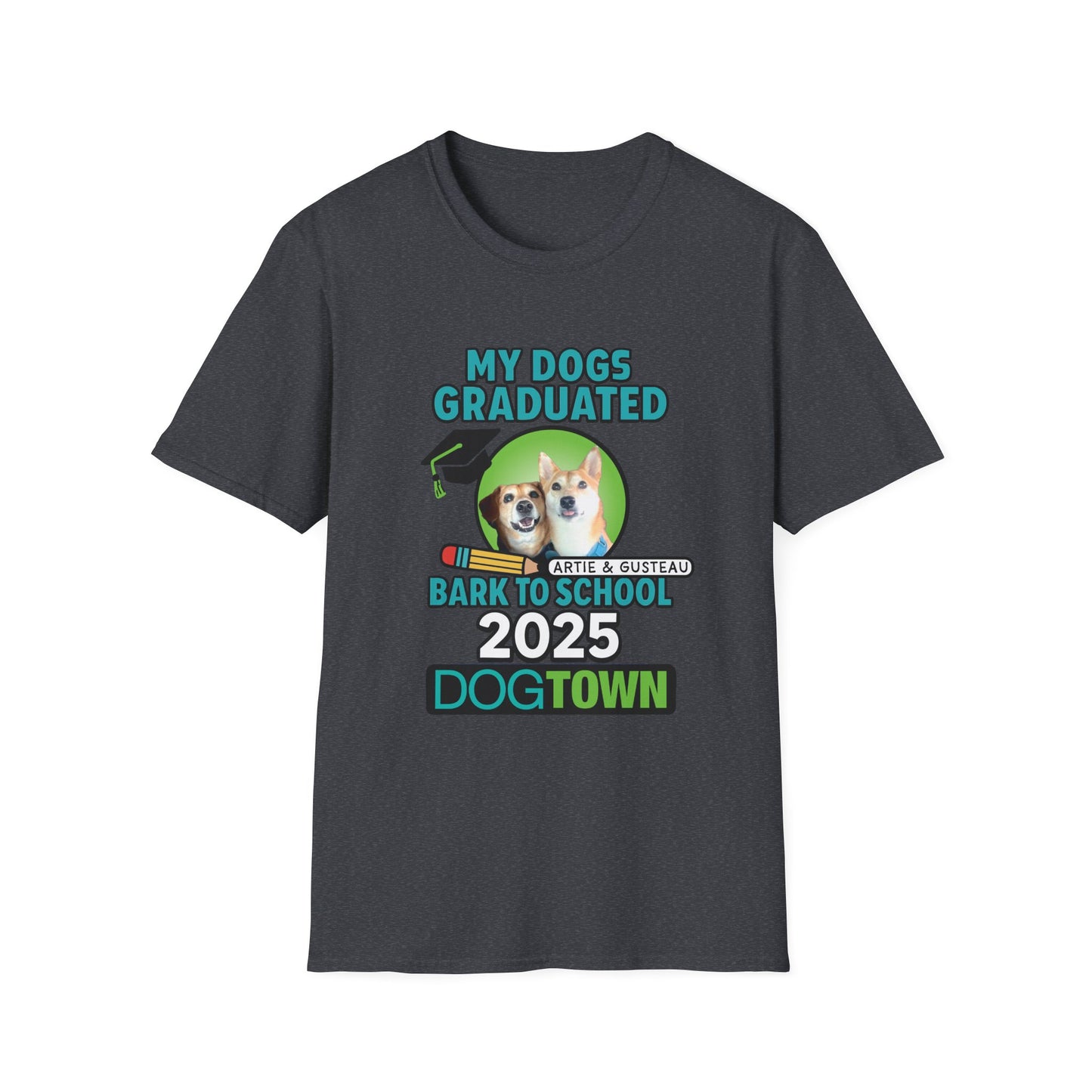 Bark to School 2025 - Unisex T-Shirt (Artie and Gusteau)