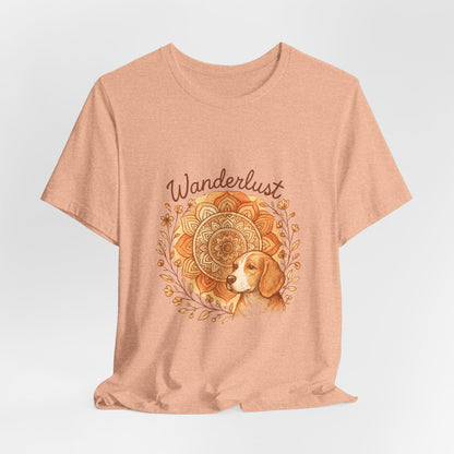 Dogtown Boho Revival "Wanderlust" Unisex Jersey Tee (Beagle)