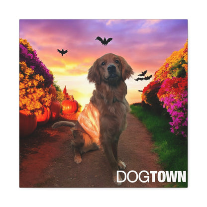 Louie - Halloween Canvas