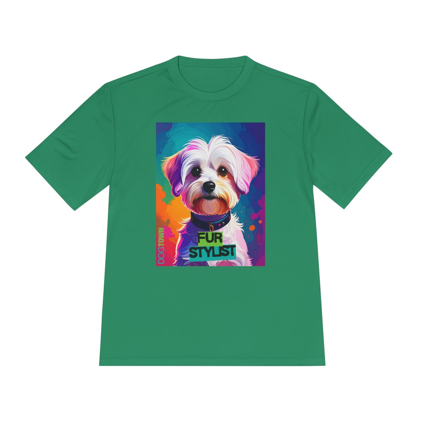 Dogtown Fur Stylist Groomer Shirt (Colorful with Havanese)