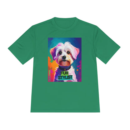 Dogtown Fur Stylist Groomer Shirt (Colorful with Havanese)