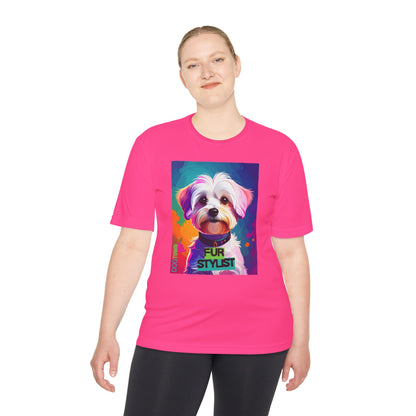 Dogtown Fur Stylist Groomer Shirt (Colorful with Havanese)
