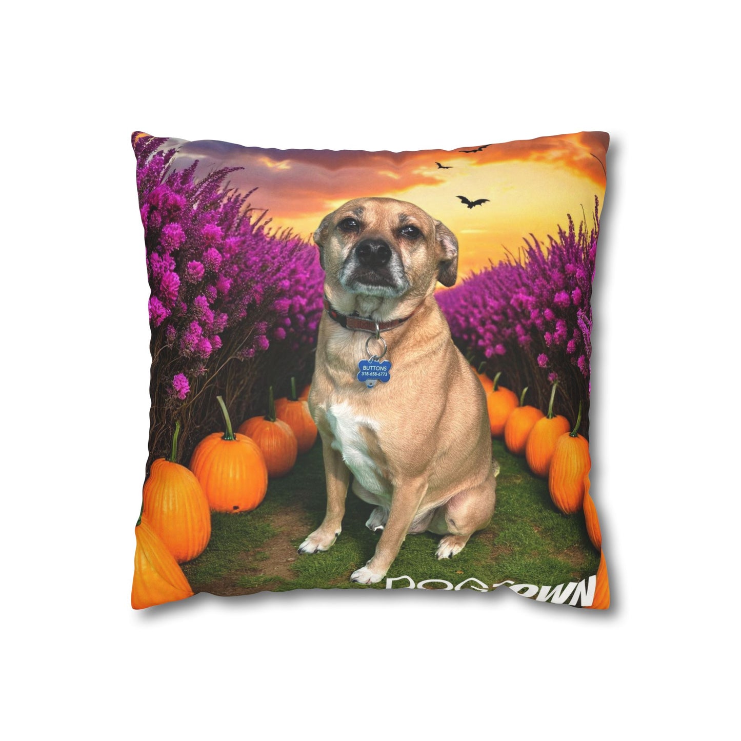 Buttons - Halloween Pillowcase