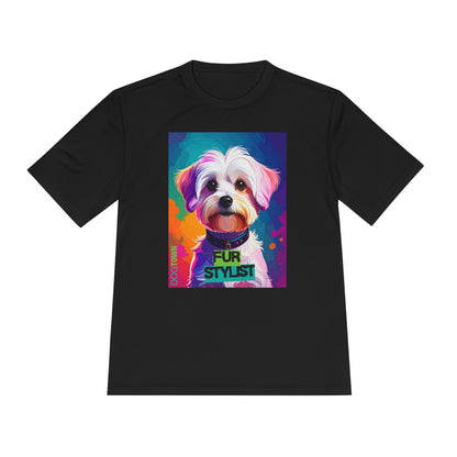 Dogtown Fur Stylist Groomer Shirt (Colorful with Havanese)
