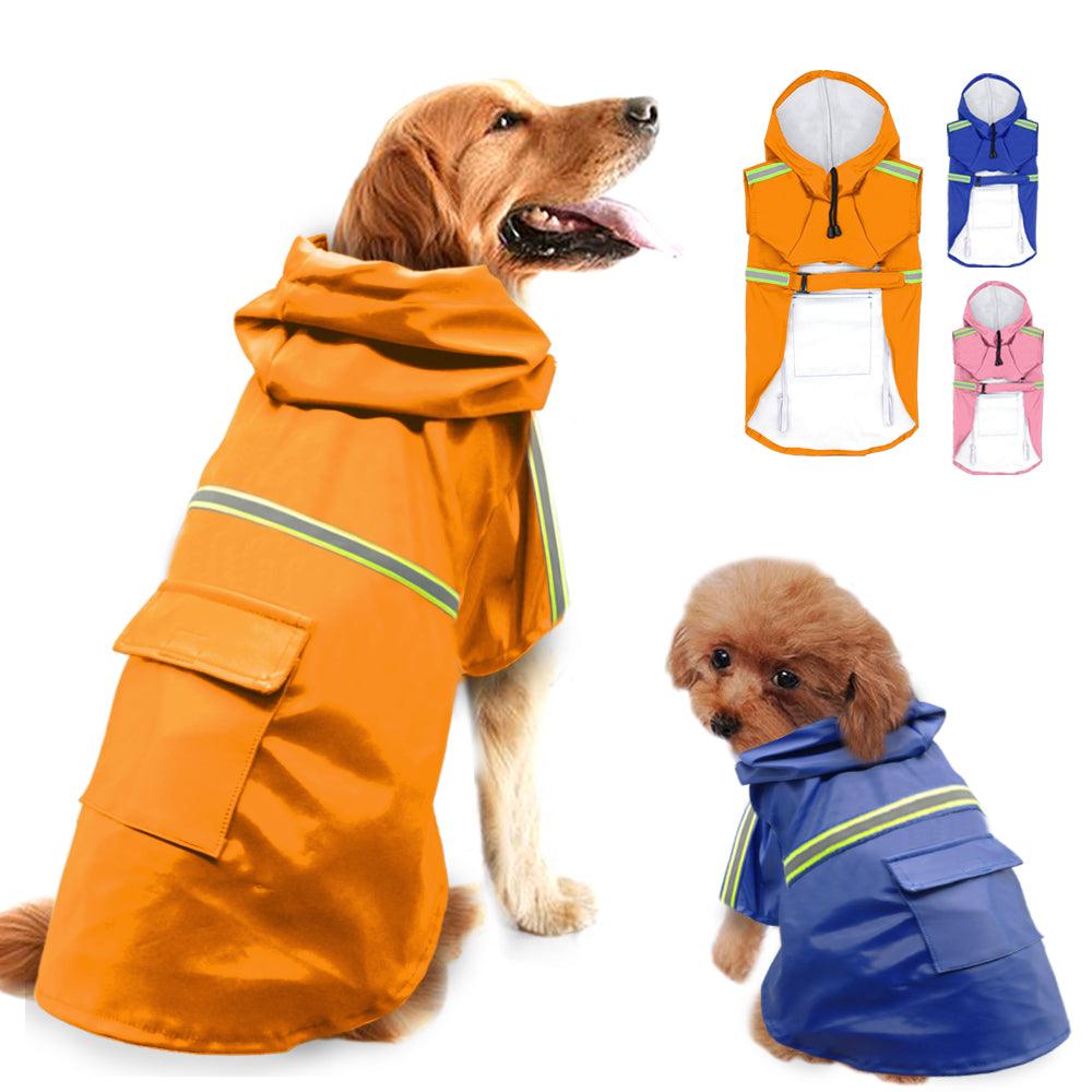 Reflective Waterproof Dog Raincoat