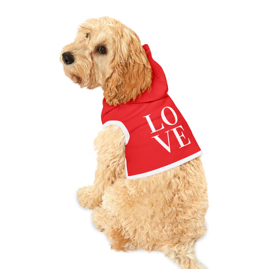 Valentine's Day Pet Hoodie "Love"