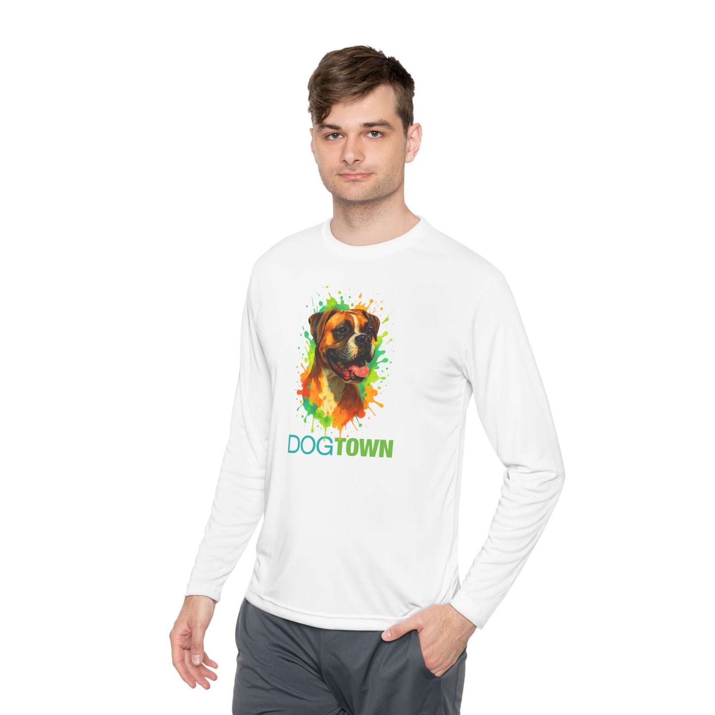 2025 Dogtown Dog Breed Collection - Sport Long Sleeve Tee (Fawn Boxer)