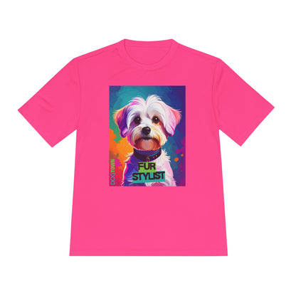 Dogtown Fur Stylist Groomer Shirt (Colorful with Havanese)