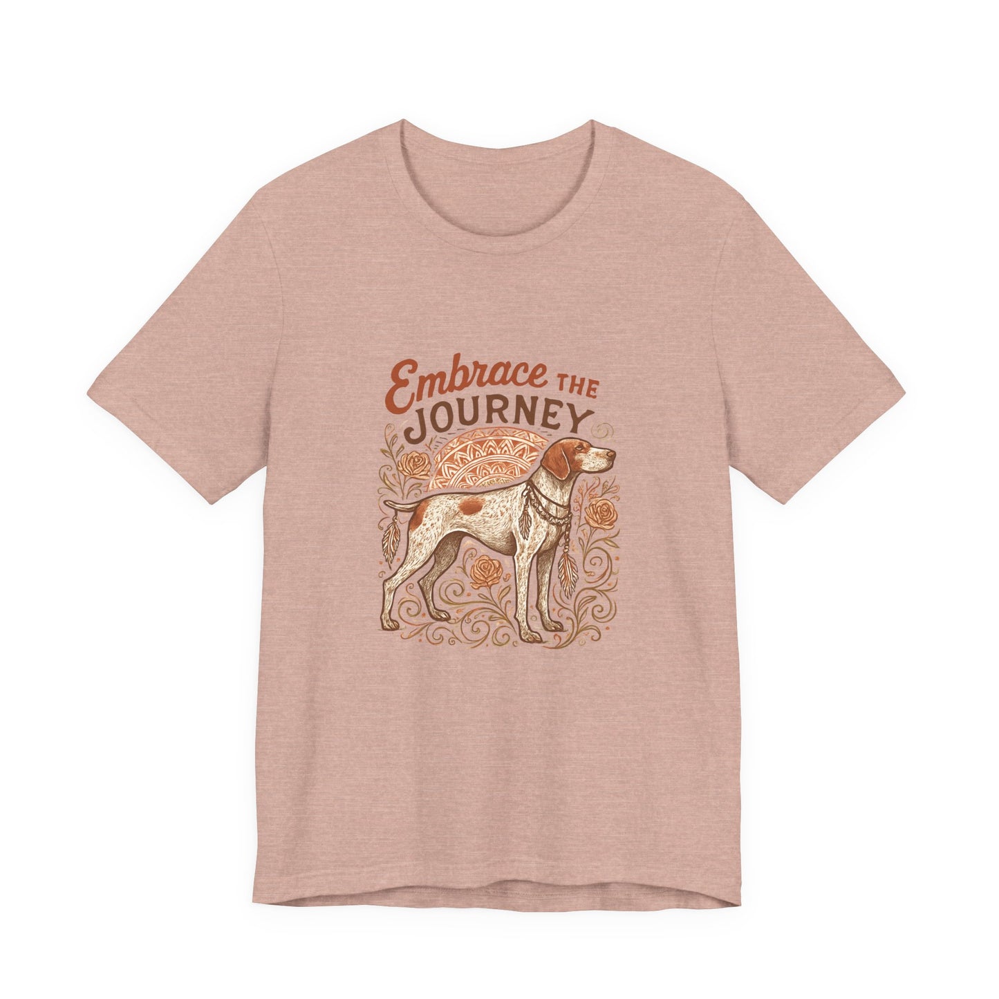 Dogtown Boho Revival "Embrace the Journey" Unisex Jersey Tee (German Shorthaired Pointer)