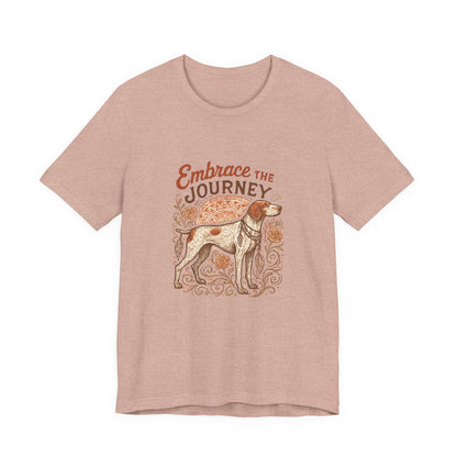 Dogtown Boho Revival "Embrace the Journey" Unisex Jersey Tee (German Shorthaired Pointer)