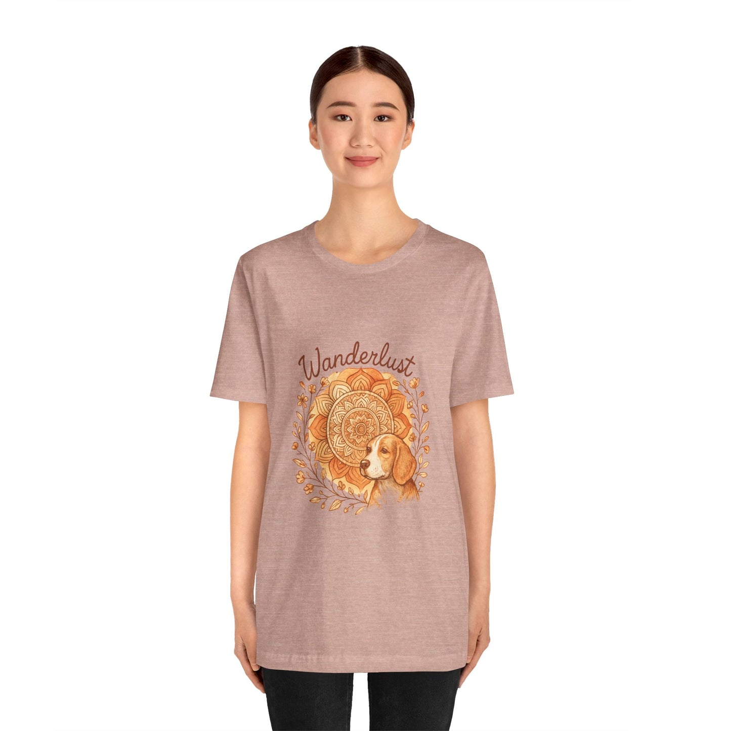 Dogtown Boho Revival "Wanderlust" Unisex Jersey Tee (Beagle)