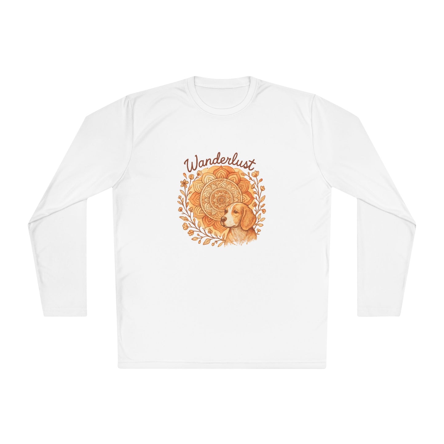 Dogtown Boho Revival "Wanderlust" Polyester Sport Long Sleeve Tee (Beagle)