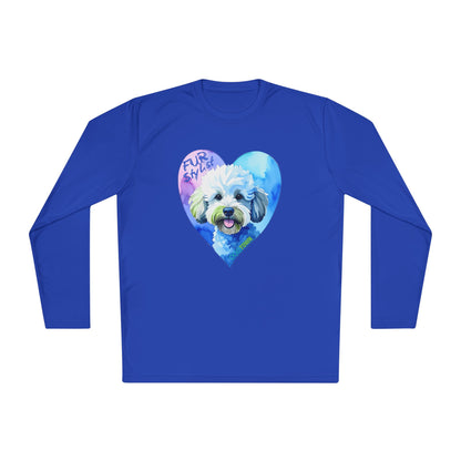 Dogtown Fur Stylist Groomer Long Sleeve Shirt (Doodle with Heart)