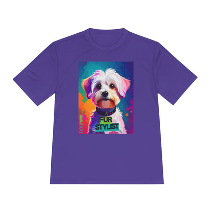 Dogtown Fur Stylist Groomer Shirt (Colorful with Havanese)
