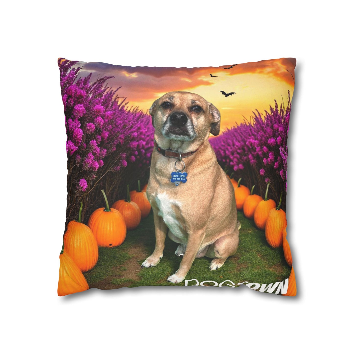 Buttons - Halloween Pillowcase