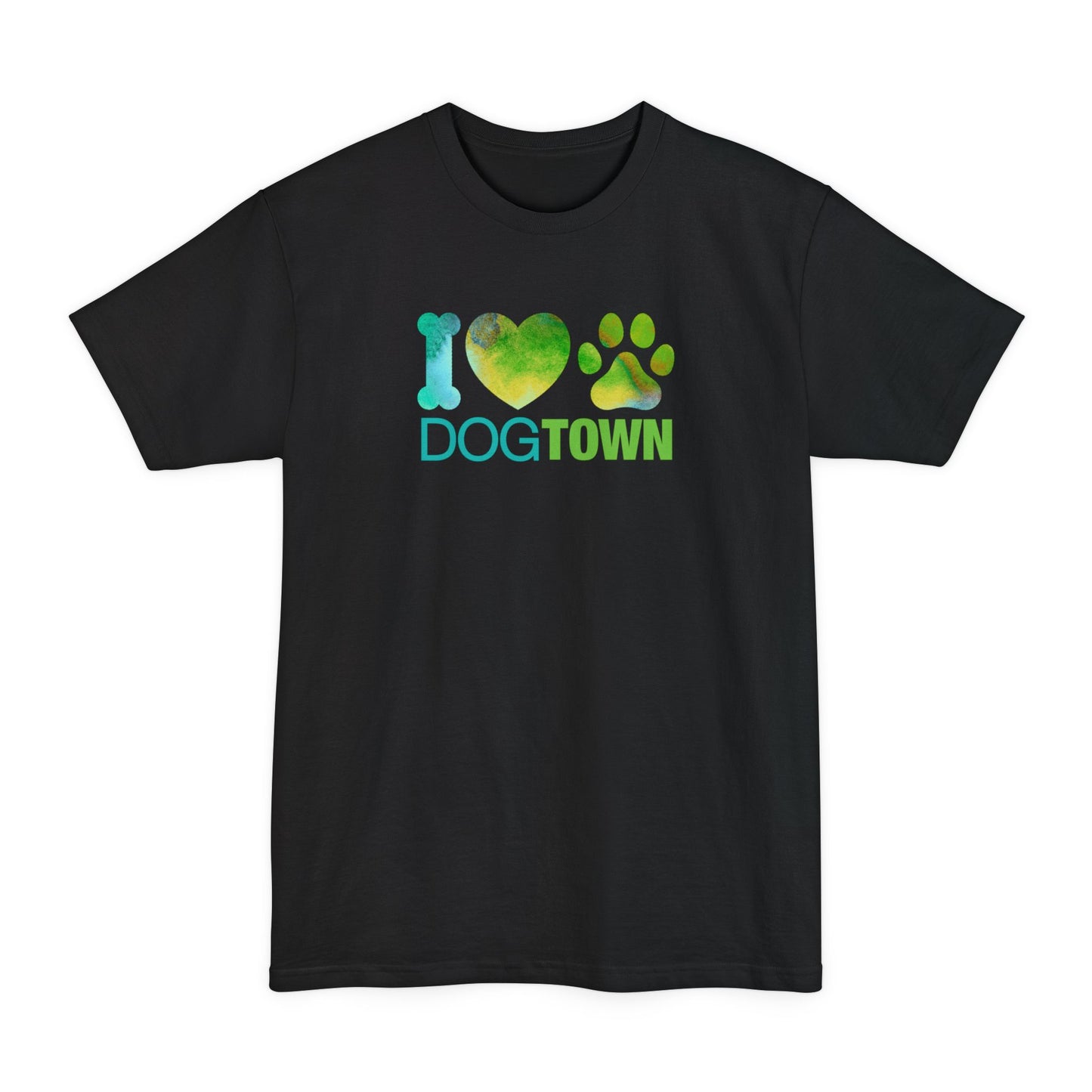 Dogtown "I Heart Paw" Plus Size Unisex Tall T-Shirt