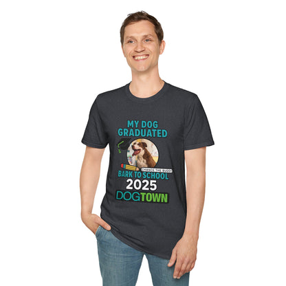 Bark to School 2025 - Unisex T-Shirt (Chance the Buddy)