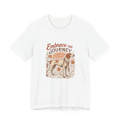 Dogtown Boho Revival "Embrace the Journey" Unisex Jersey Tee (German Shorthaired Pointer)