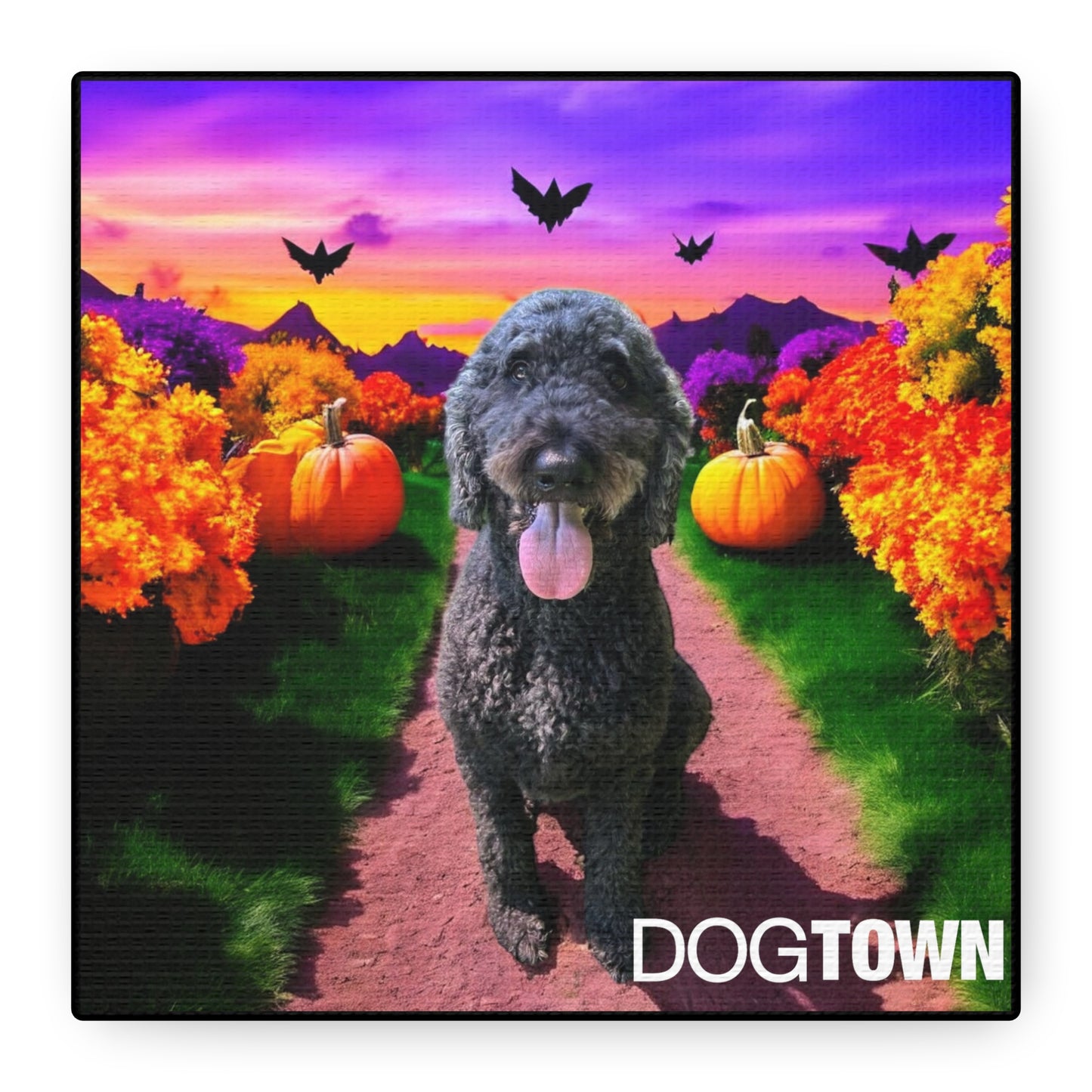 Einstein - Halloween Canvas