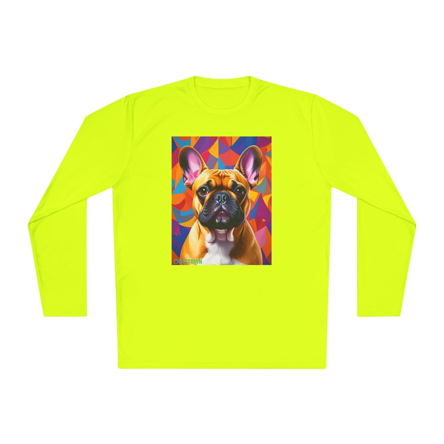 Pup Art Canvas Sport Long Sleeve Tee (French Bulldog)