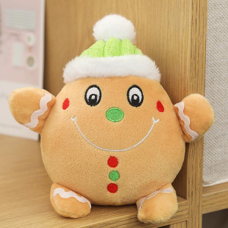 Festive Bb-Infused Plush Dog Christmas Toys