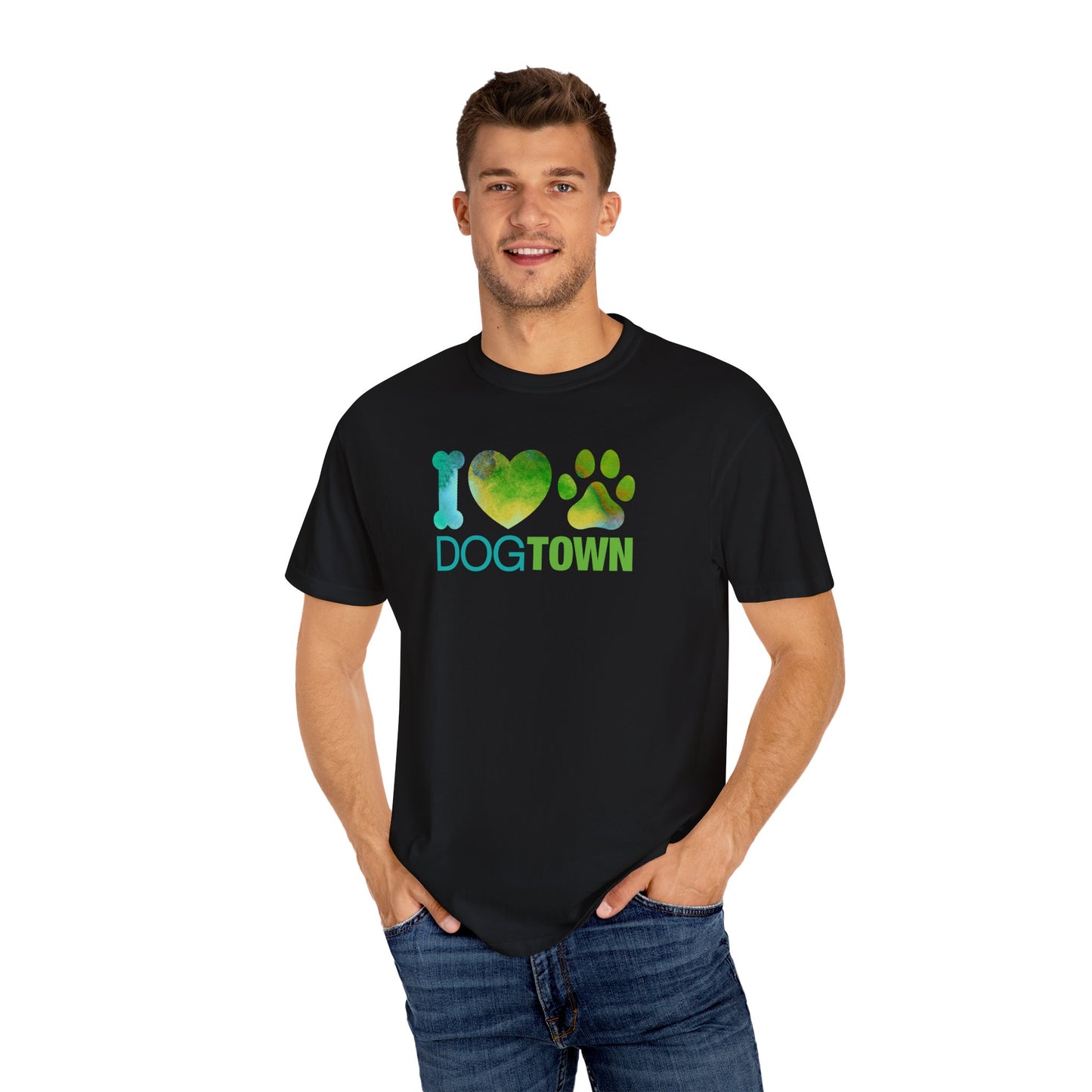 Dogtown "I Heart Paw" - Short Sleeve Cotton Tee