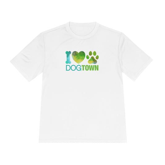 Dogtown "I Heart Paw" Short Sleeve Polyester Lightweight Tee