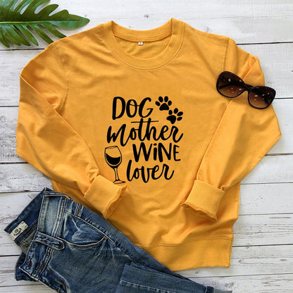 Dogs Mother Wine Lover Sweater