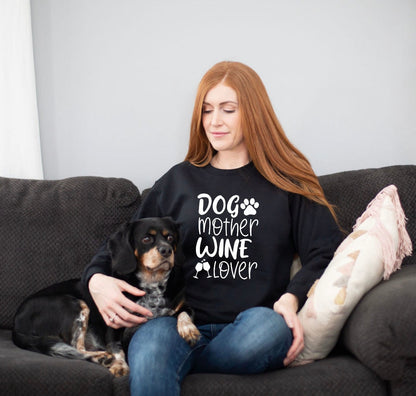 Dogs Mother Wine Lover Sweater