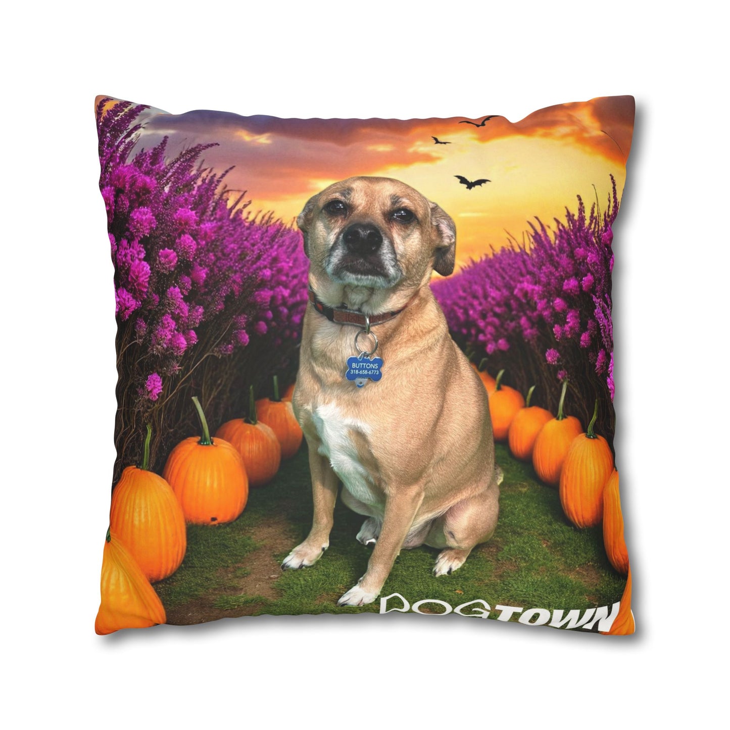 Buttons - Halloween Pillowcase