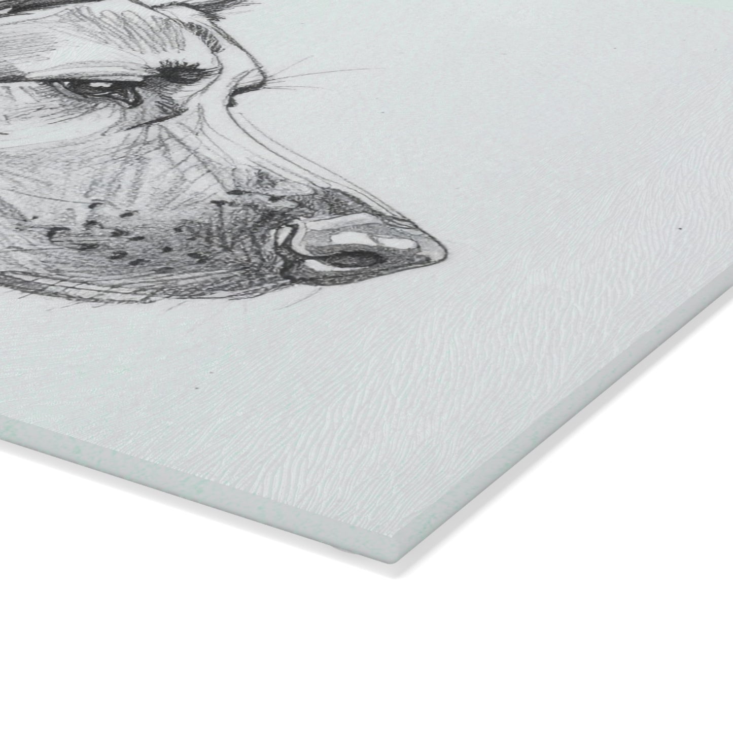 Dogtown German Shepherd Dog Portrait Glass Cutting Board - Unique Kitchen Gift for Pet Lovers, Dog-Themed Decor, Animal Gifts, Housewarming Present