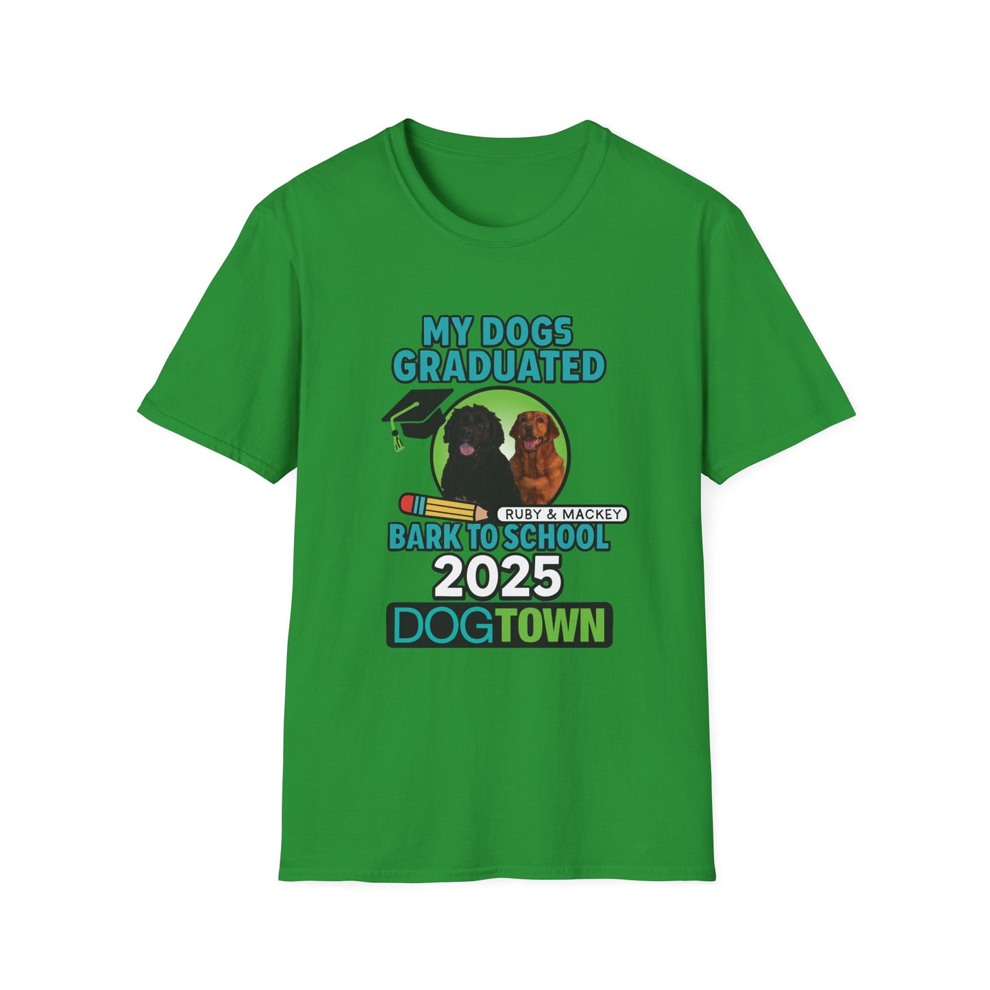 Bark to School 2025 - Unisex T-Shirt (Ruby & Mackey)