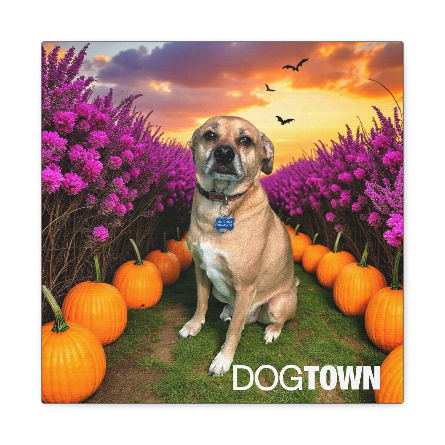 Buttons - Halloween Canvas