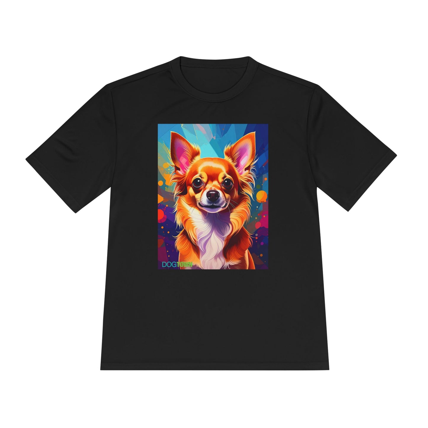 Pup Art Canvas Unisex Moisture Wicking Tee (Chihuahua)